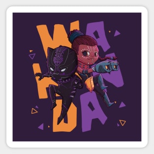 Tchalla and Shuri Magnet